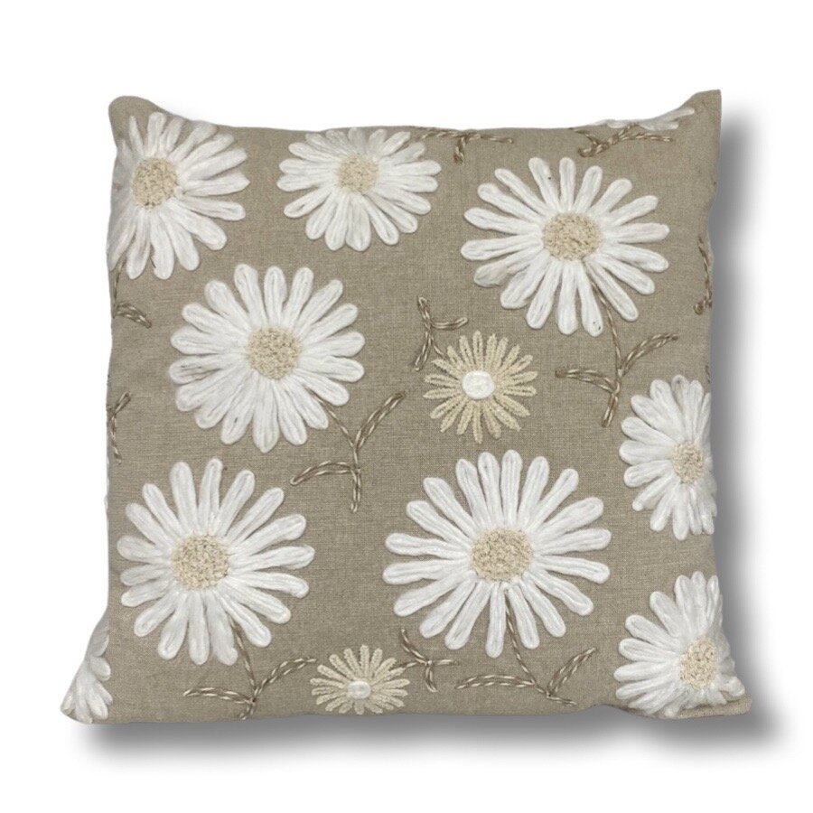 Brodeerattu Tyynynpäällinen Daisy Miljögården
