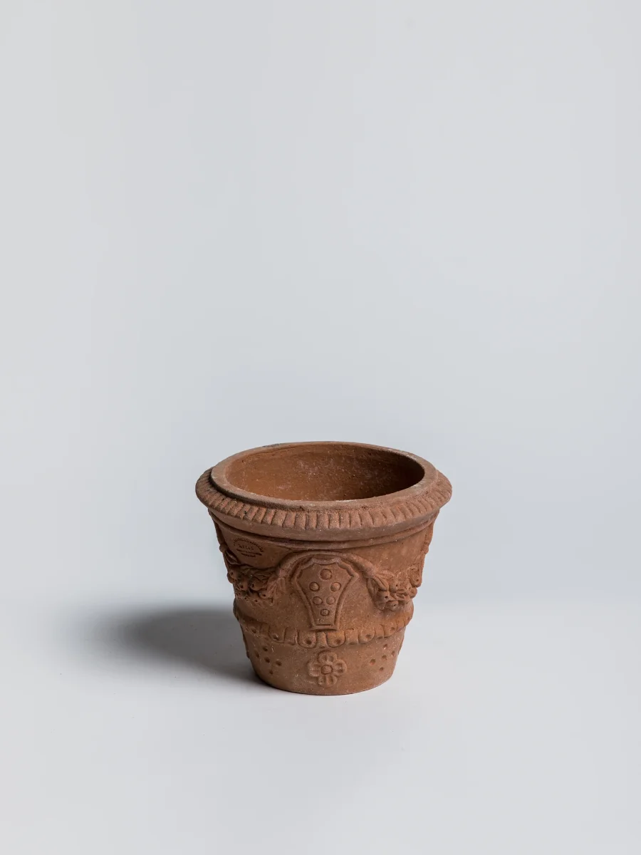 Vasetto Medici Coat of Arms - Terracotta