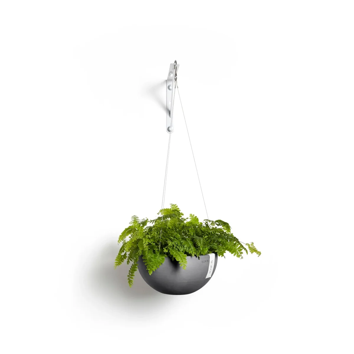 Kukkaruukku Brysseli ripustettava 33cm harmaa