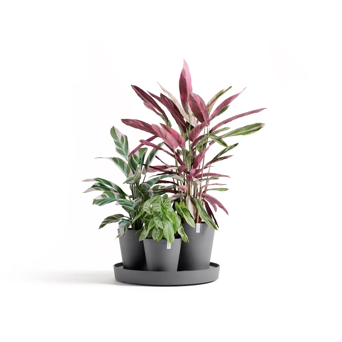 Kukkaruukku Dubai 56cm harmaa