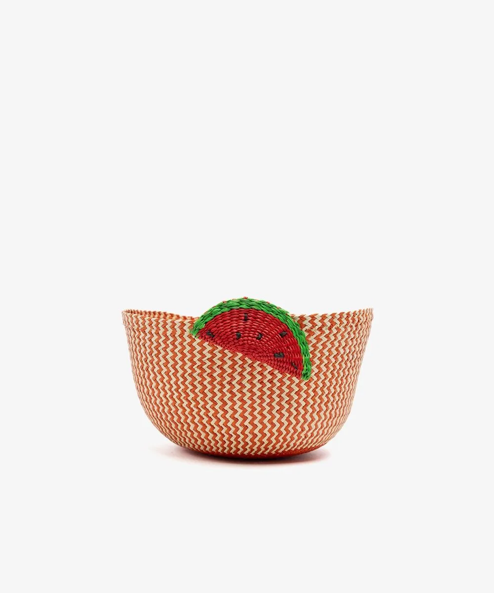 Bowl/ Basket- Red Watermelon