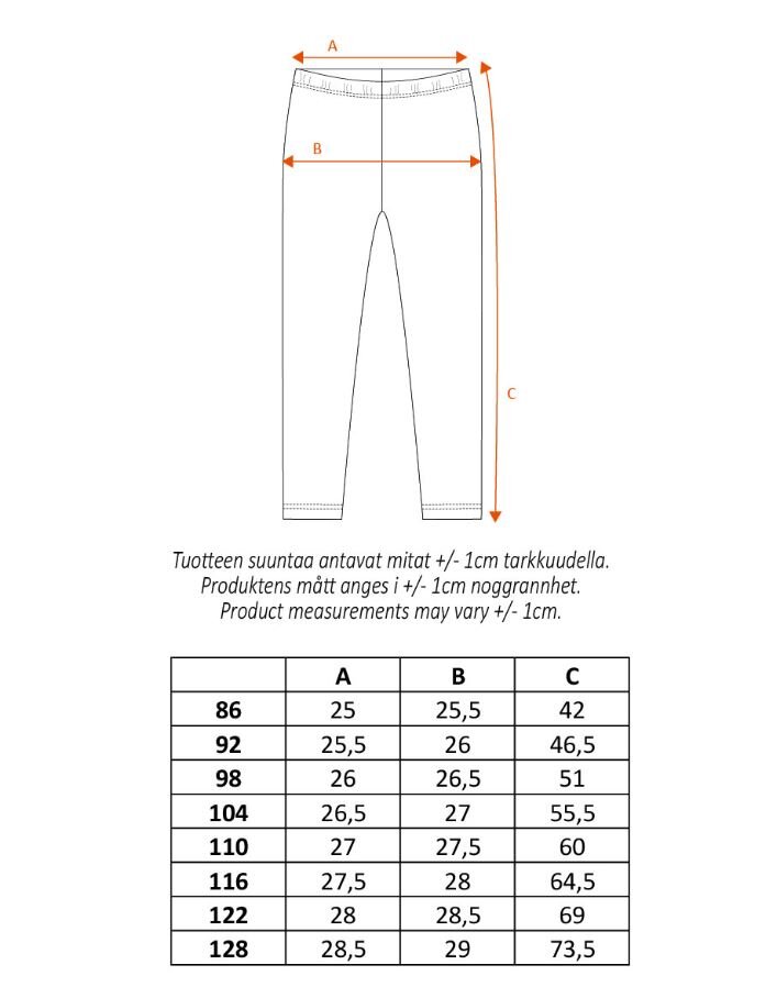 SADEPÄIVÄ Leggingsit punainen - Image 4