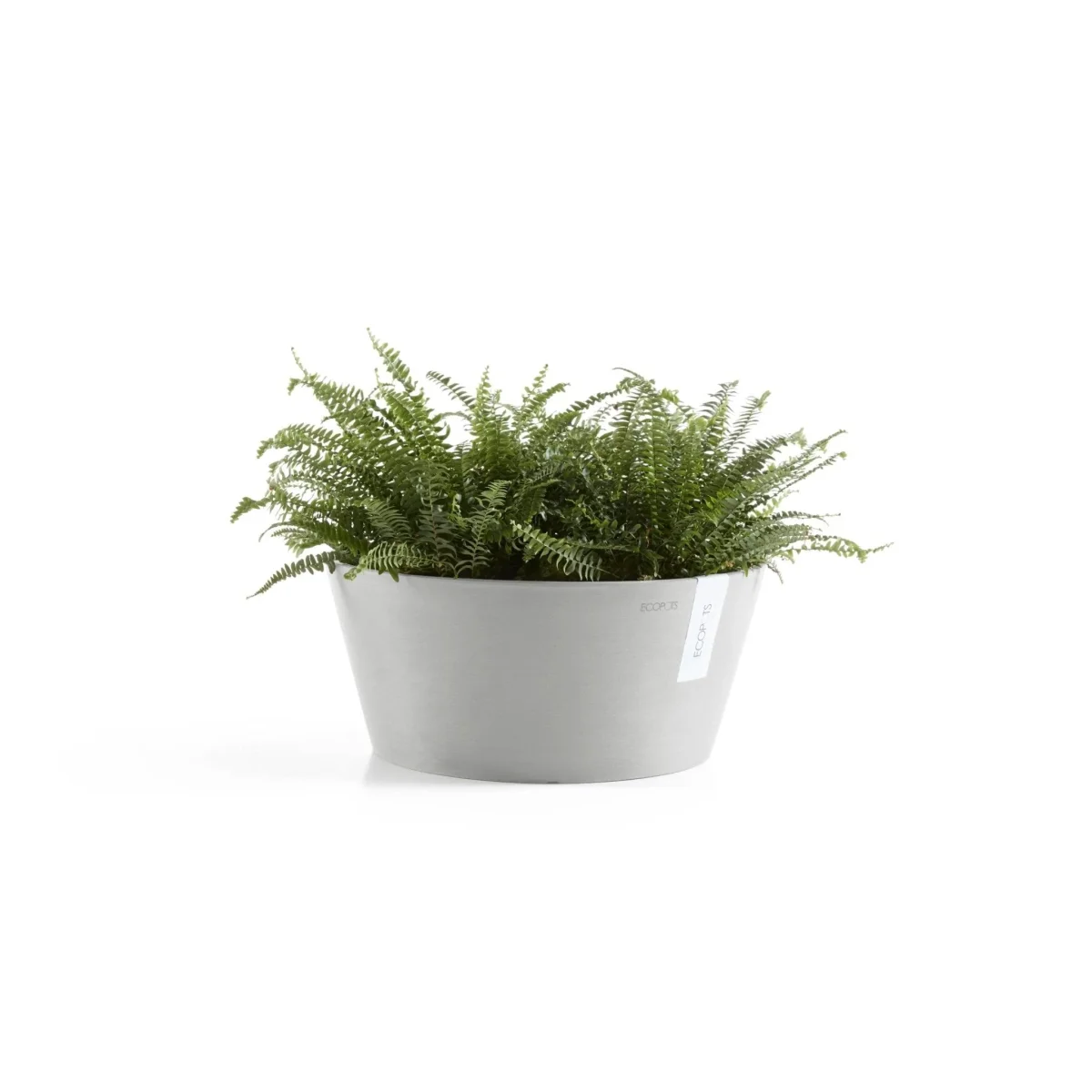 Kukkaruukku Frankfurt 40cm valkoharmaa