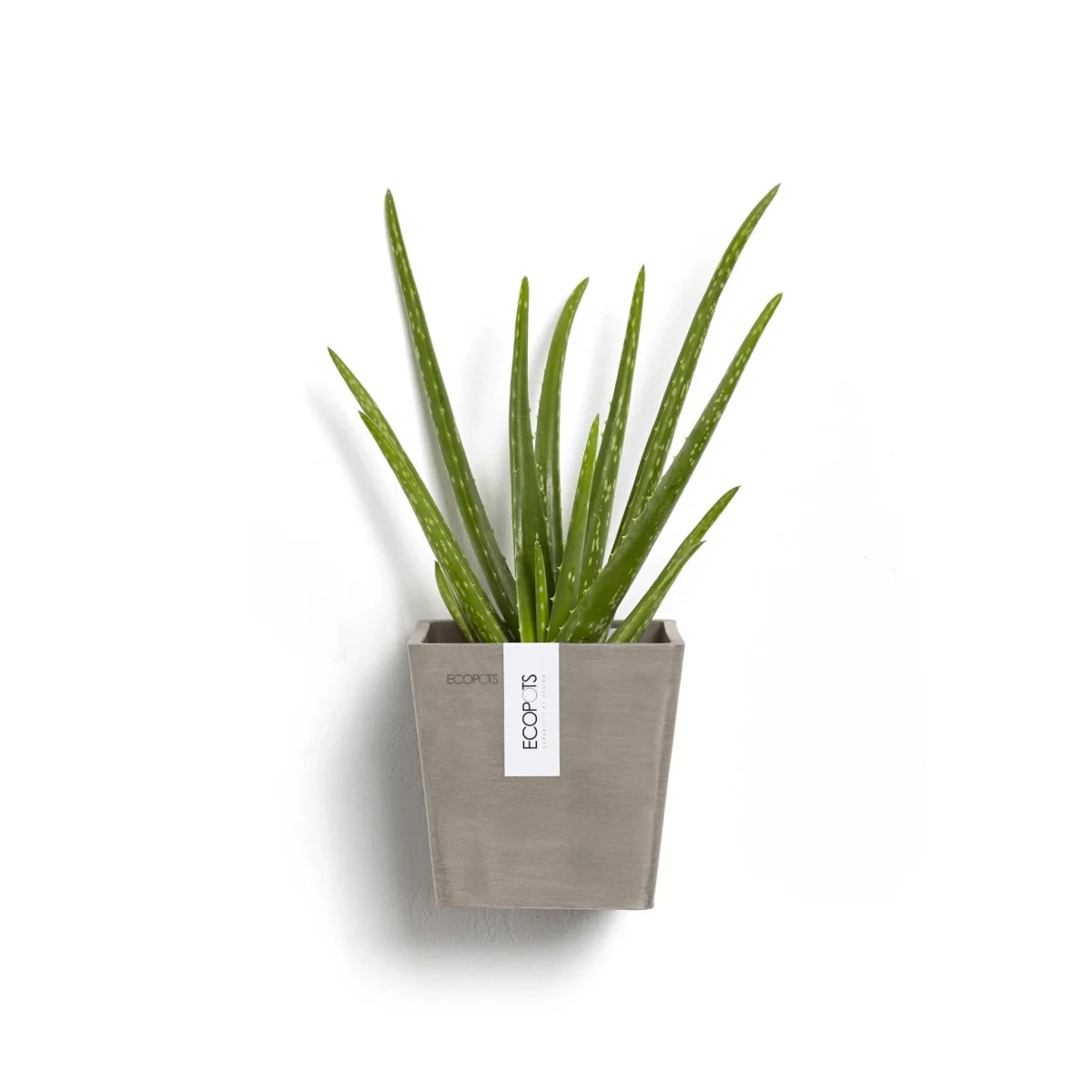 Kukkaruukku Manhattan seinälle 15cm taupe