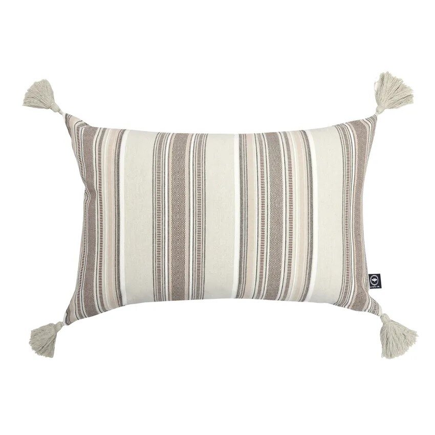 Tyynynpäällinen Boda beige-ruskea 40×60 cm
