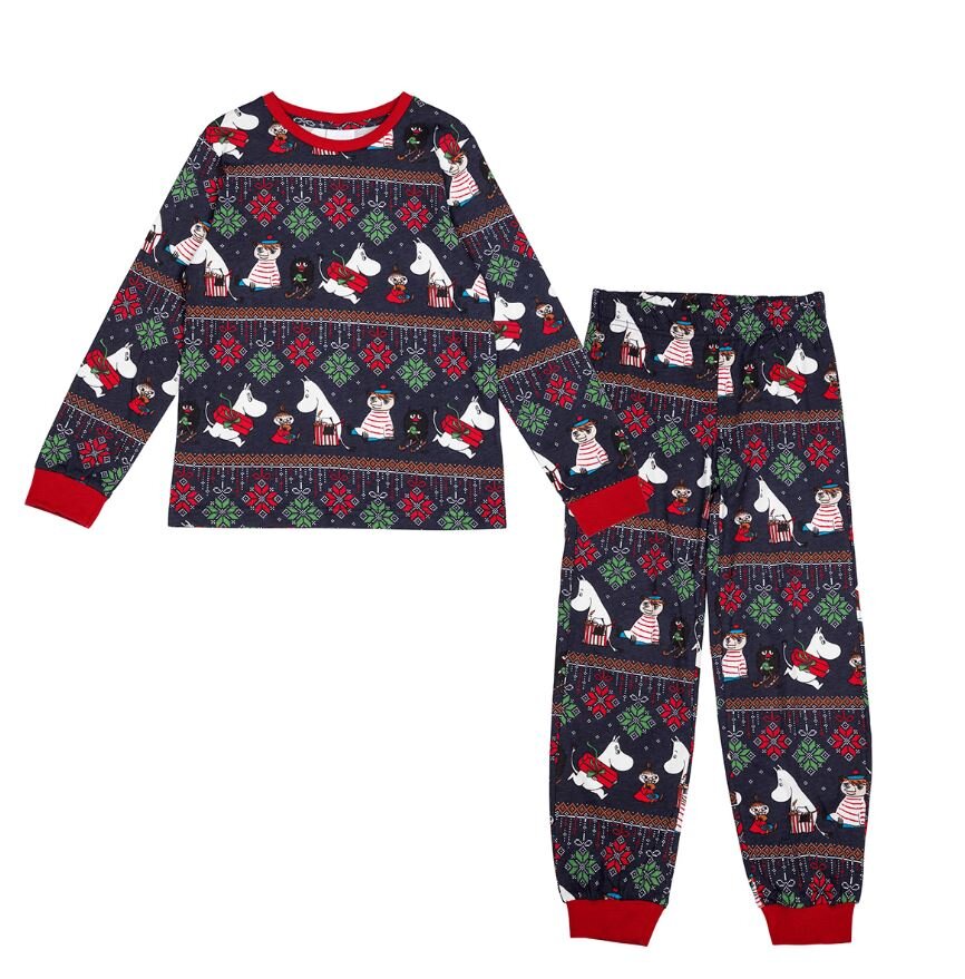 ORNAMENTTI Pyjama lasten tummansininen