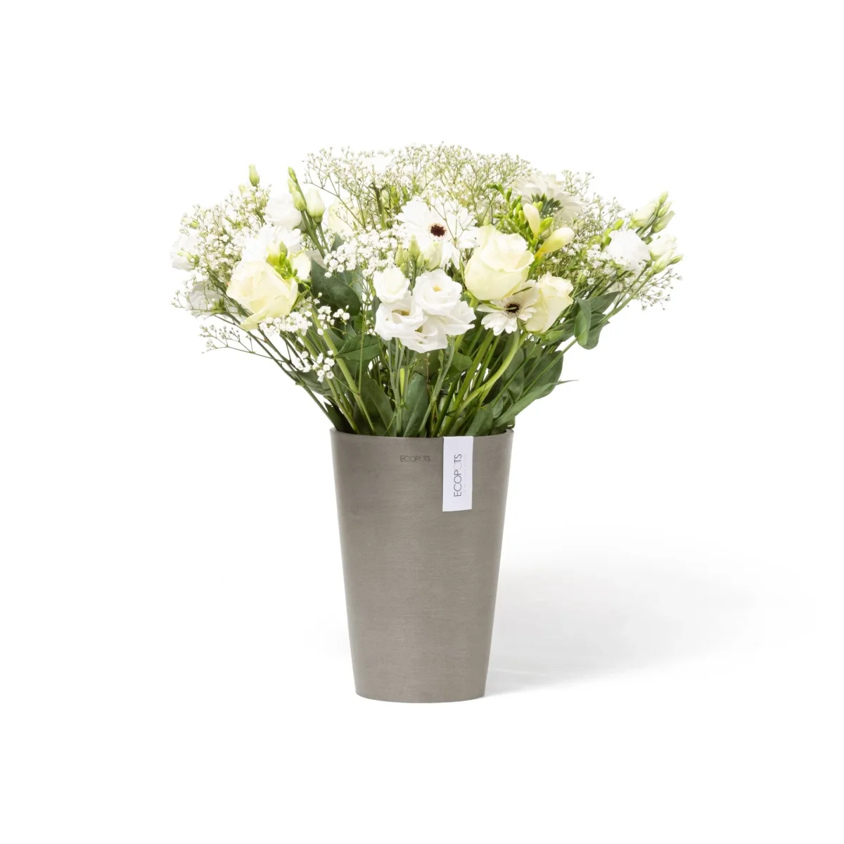 Kukkaruukku Pisa 21cm taupe